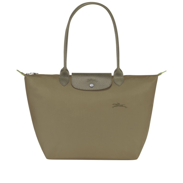 Shopper Le Pliage Green Shopper L Artichoke, Farbe: taupe/khaki, Marke: Longchamp, EAN: 3597922726561, Abmessungen in cm: 31x30x19, Bild 1 von 5