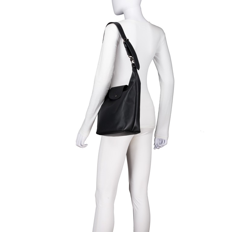 Umhängetasche Le Pliage Xtra M Black, Farbe: schwarz, Marke: Longchamp, EAN: 3597922729937, Abmessungen in cm: 21x25x12, Bild 4 von 5