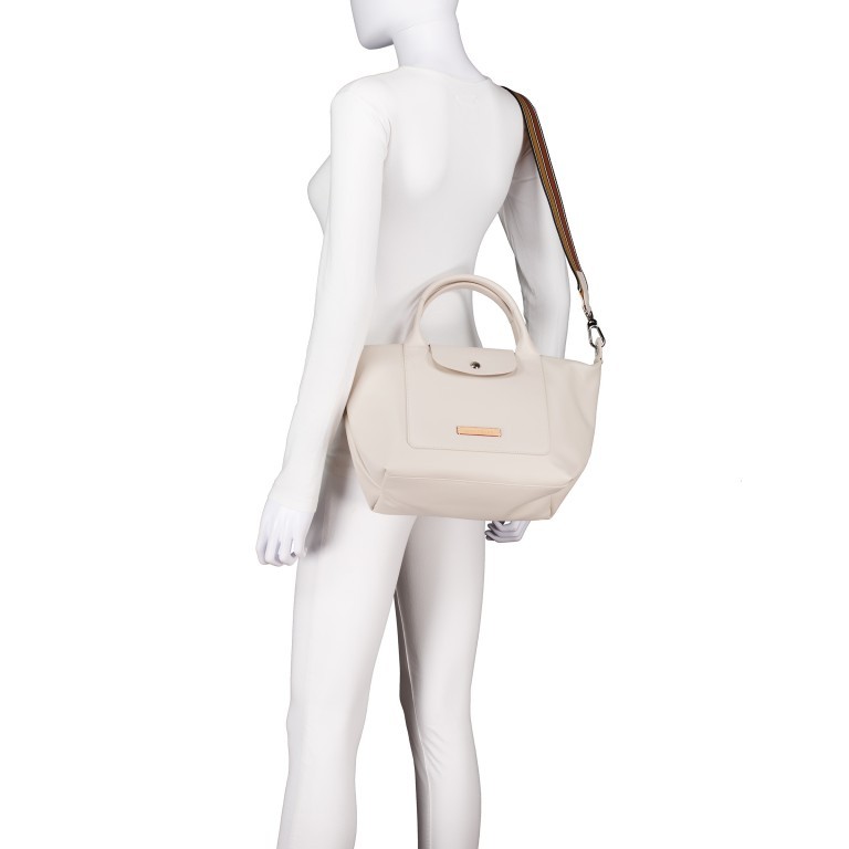 Tasche Le Pliage Xtra du Jardinier S Papier, Farbe: beige, Marke: Longchamp, EAN: 3597922738175, Abmessungen in cm: 25x23x16, Bild 6 von 7
