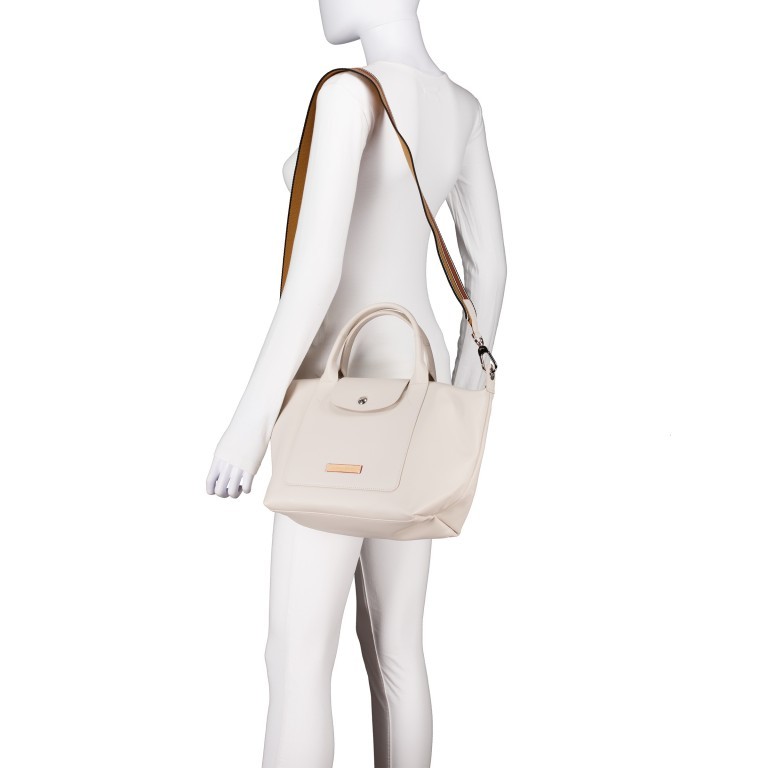 Tasche Le Pliage Xtra du Jardinier S Papier, Farbe: beige, Marke: Longchamp, EAN: 3597922738175, Abmessungen in cm: 25x23x16, Bild 5 von 7