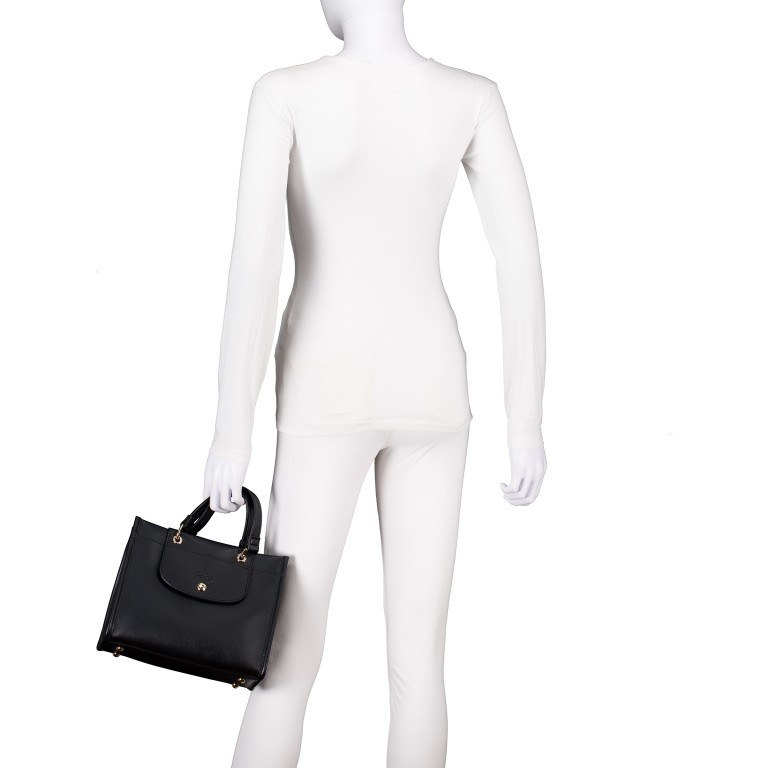 Tasche Cabas S Black, Farbe: schwarz, Marke: Longchamp, EAN: 3597922771691, Abmessungen in cm: 25x21x11, Bild 4 von 7