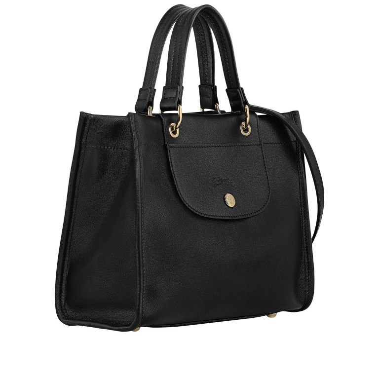 Tasche Cabas S Black, Farbe: schwarz, Marke: Longchamp, EAN: 3597922771691, Abmessungen in cm: 25x21x11, Bild 2 von 7