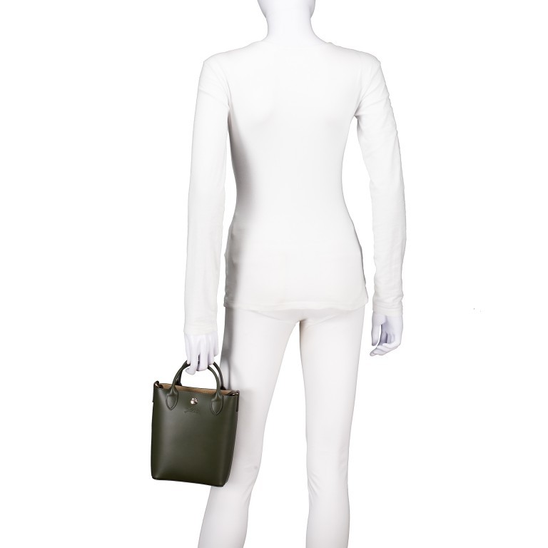 Shopper Epure XS Khaki, Farbe: taupe/khaki, Marke: Longchamp, EAN: 3597922735938, Abmessungen in cm: 6x20.5x7, Bild 4 von 7