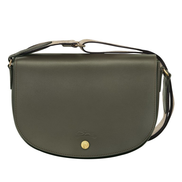 Satteltasche Epure M Khaki, Farbe: taupe/khaki, Marke: Longchamp, EAN: 3597922738366, Abmessungen in cm: 25x19x6, Bild 1 von 1