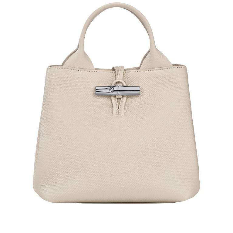 Handtasche Roseau S variabel in der Form Papier, Farbe: beige, Marke: Longchamp, EAN: 3597922722242, Abmessungen in cm: 20x20x13.5, Bild 9 von 9