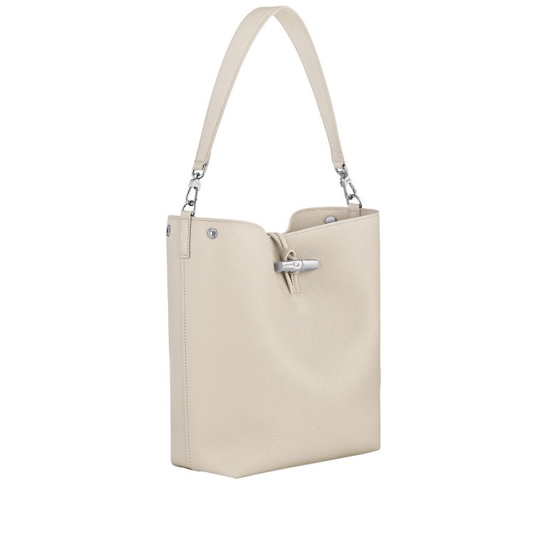 Beuteltasche Roseau Hobo variabel in der Form Paper, Farbe: beige, Marke: Longchamp, EAN: 3597922722808, Abmessungen in cm: 26.5x29x13, Bild 2 von 6