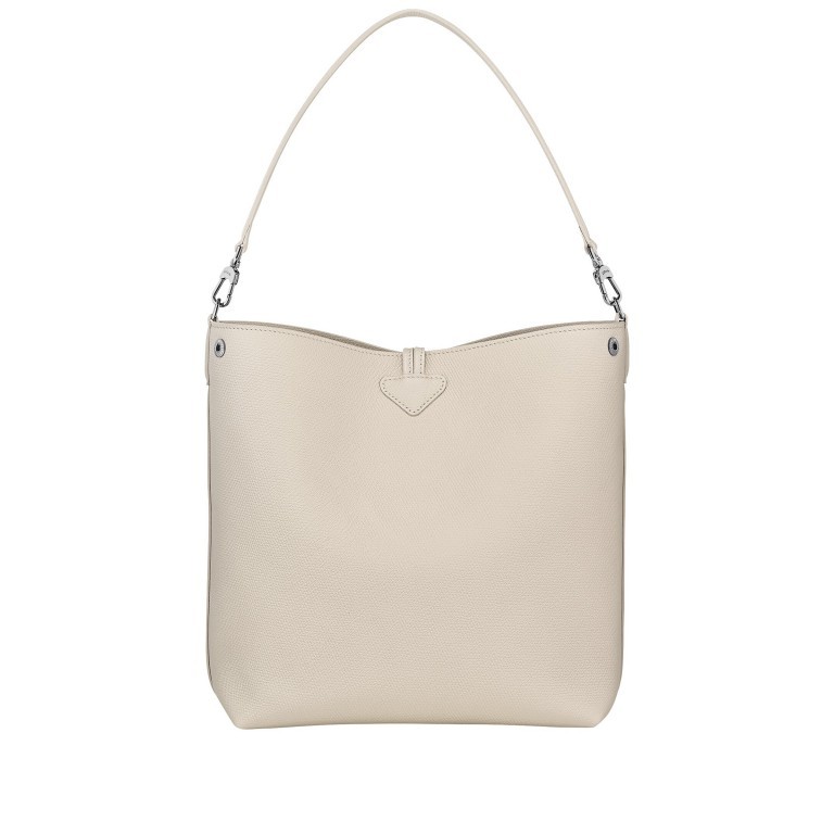 Beuteltasche Roseau Hobo variabel in der Form Paper, Farbe: beige, Marke: Longchamp, EAN: 3597922722808, Abmessungen in cm: 26.5x29x13, Bild 3 von 6