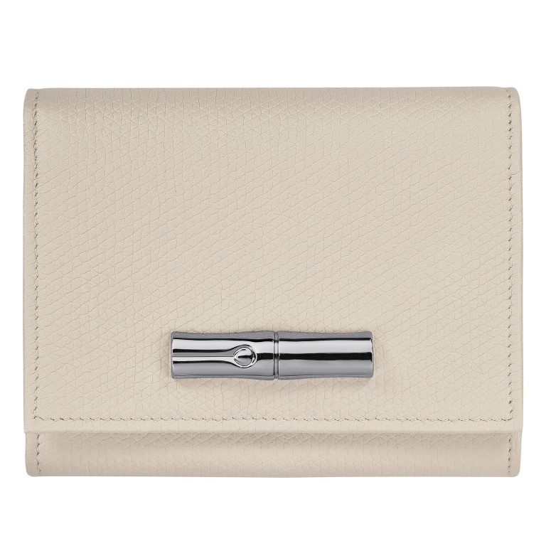 Geldbörse Roseau HFP-30021 Paper, Farbe: beige, Marke: Longchamp, EAN: 3597922721566, Abmessungen in cm: 12x9.5x2, Bild 1 von 3