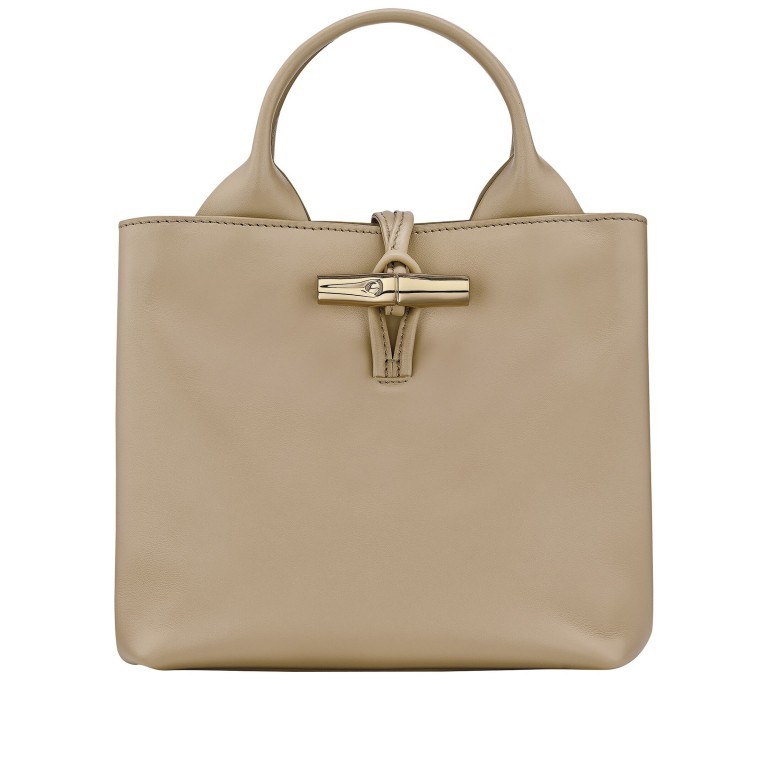 Handtasche Roseau S Racine, Farbe: beige, Marke: Longchamp, EAN: 3597922766475, Abmessungen in cm: 20x20x13.5, Bild 1 von 5