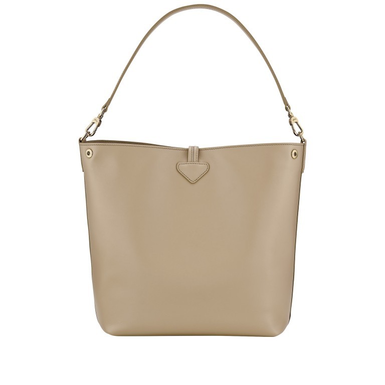 Beuteltasche Roseau Hobo Racine, Farbe: beige, Marke: Longchamp, EAN: 3597922770175, Abmessungen in cm: 26.5x29x14, Bild 3 von 4