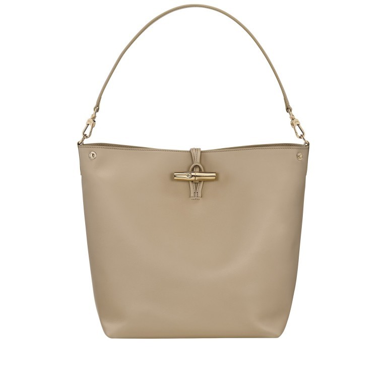 Beuteltasche Roseau Hobo Racine, Farbe: beige, Marke: Longchamp, EAN: 3597922770175, Abmessungen in cm: 26.5x29x14, Bild 1 von 4