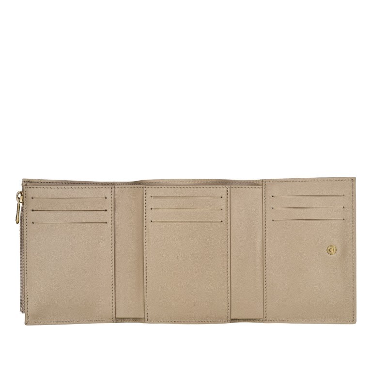 Geldbörse Roseau HGC-30021 Racine, Farbe: beige, Marke: Longchamp, EAN: 3597922770366, Abmessungen in cm: 12x9x2, Bild 3 von 3