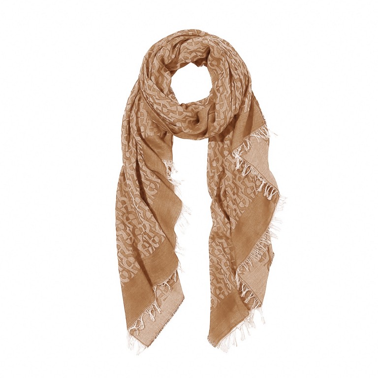 Schal Casual 242-591 Pecan Brown, Farbe: braun, Marke: AIGNER, EAN: 4055539622038, Abmessungen in cm: 160x180x0.1, Bild 1 von 6