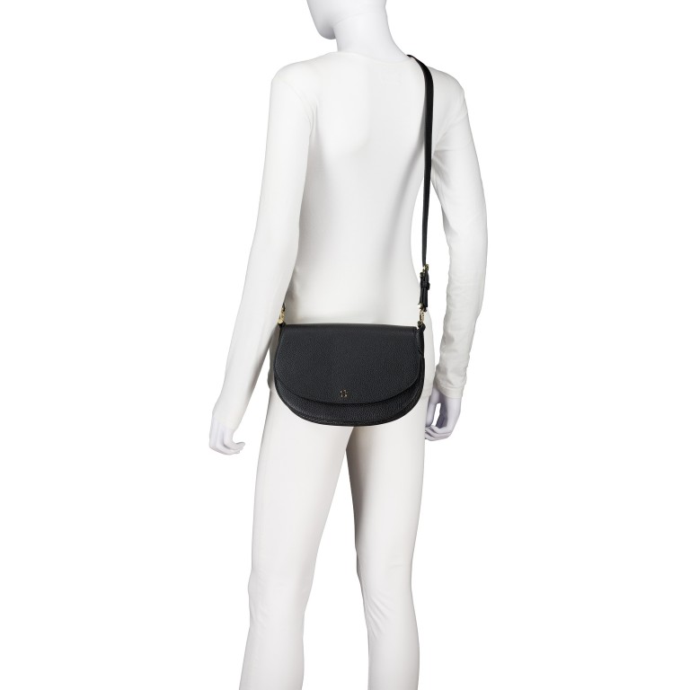 Umhängetasche Delia 132-950 Black, Farbe: schwarz, Marke: AIGNER, EAN: 4055539612961, Abmessungen in cm: 23x14x6, Bild 6 von 7