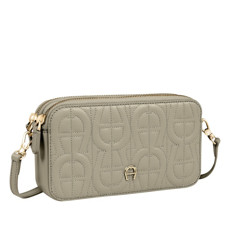 Umhängetasche / Handytasche Diadora Alpaca Beige, Farbe: beige, Marke: AIGNER, EAN: 4055539619663, Abmessungen in cm: 19x10.5x5, Bild 2 von 5