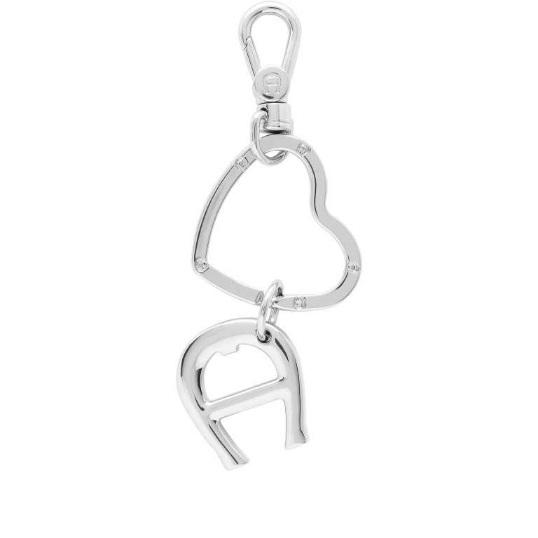 Schlüsselanhänger Fashion Silber, Farbe: metallic, Marke: AIGNER, EAN: 4055539583179, Abmessungen in cm: 4x10x0.5, Bild 1 von 1