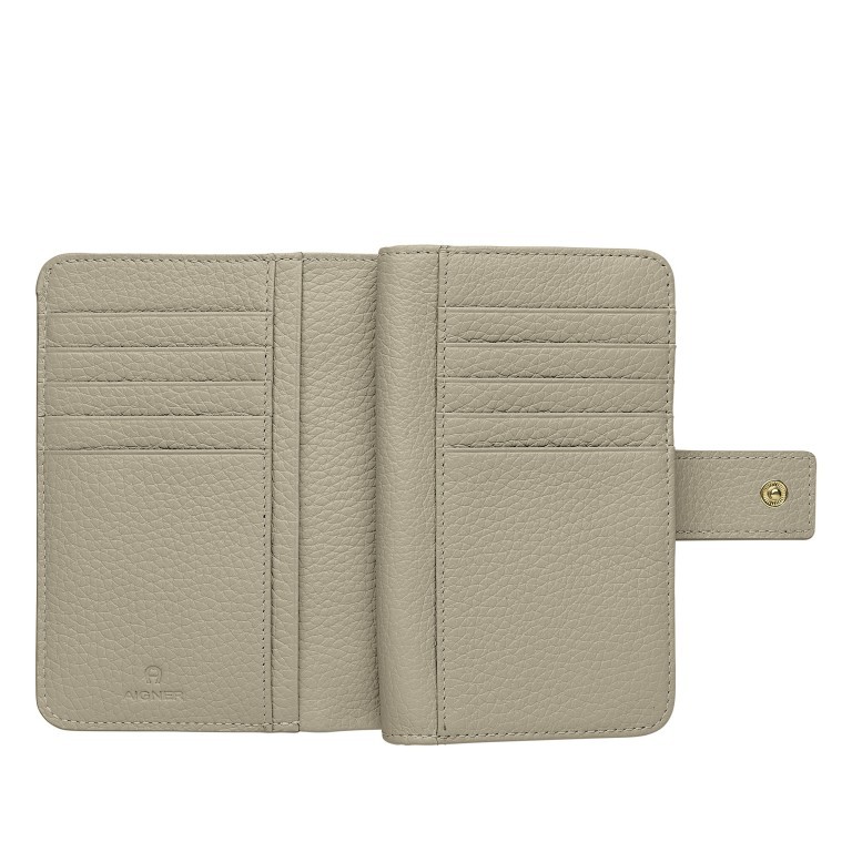 Geldbörse Ivy 152-232 Alpaca Beige, Farbe: beige, Marke: AIGNER, EAN: 4055539618420, Abmessungen in cm: 14.3x10x3, Bild 4 von 5