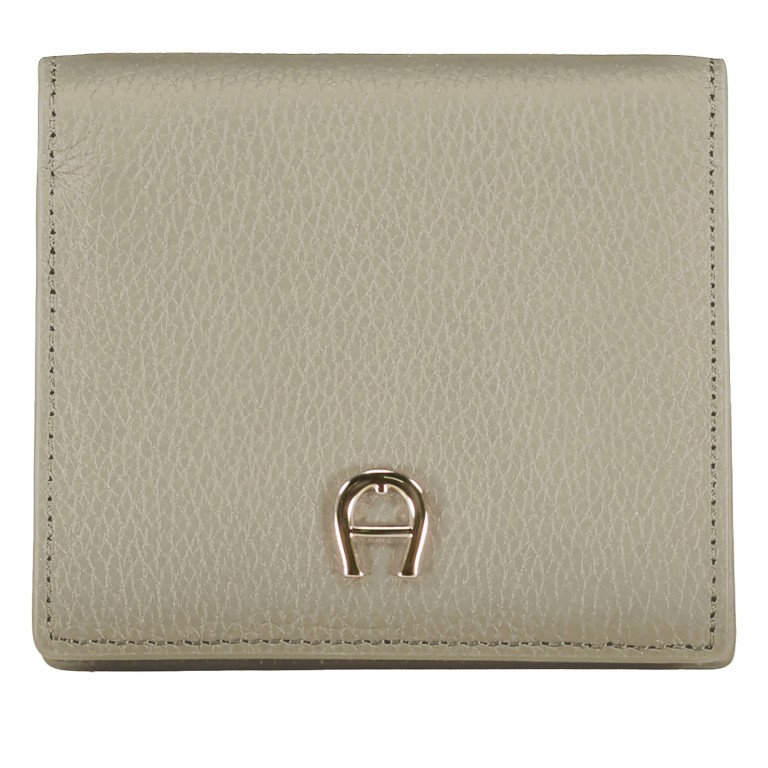 Geldbörse Zita mit RFID-Schutz Alpaca Beige, Farbe: beige, Marke: AIGNER, EAN: 4055539617591, Abmessungen in cm: 10.5x9.5x2, Bild 1 von 4