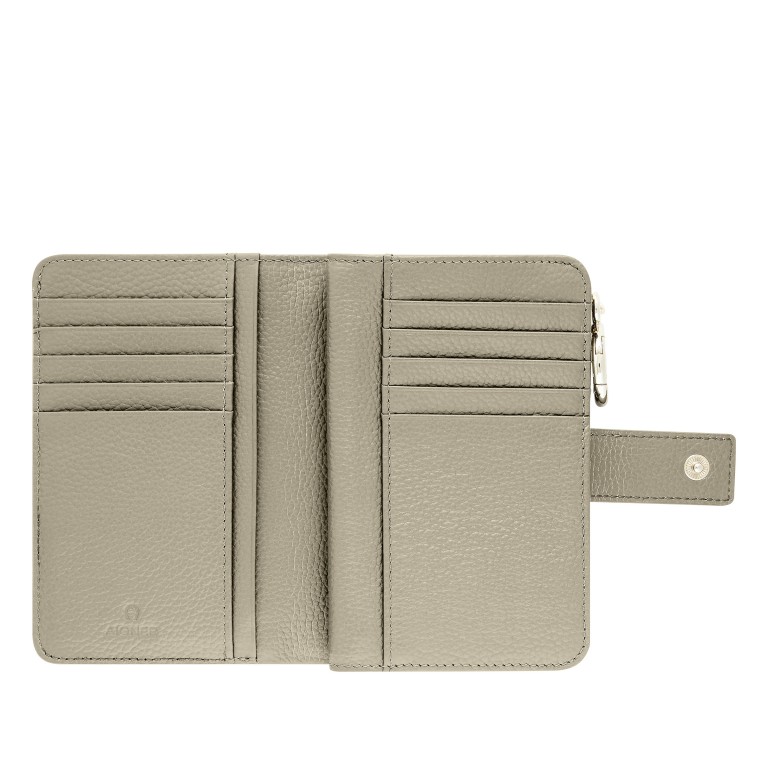 Geldbörse Zita 152-025 Alpaca Beige, Farbe: beige, Marke: AIGNER, EAN: 4055539618123, Abmessungen in cm: 14.2x9.5x2.7, Bild 2 von 3