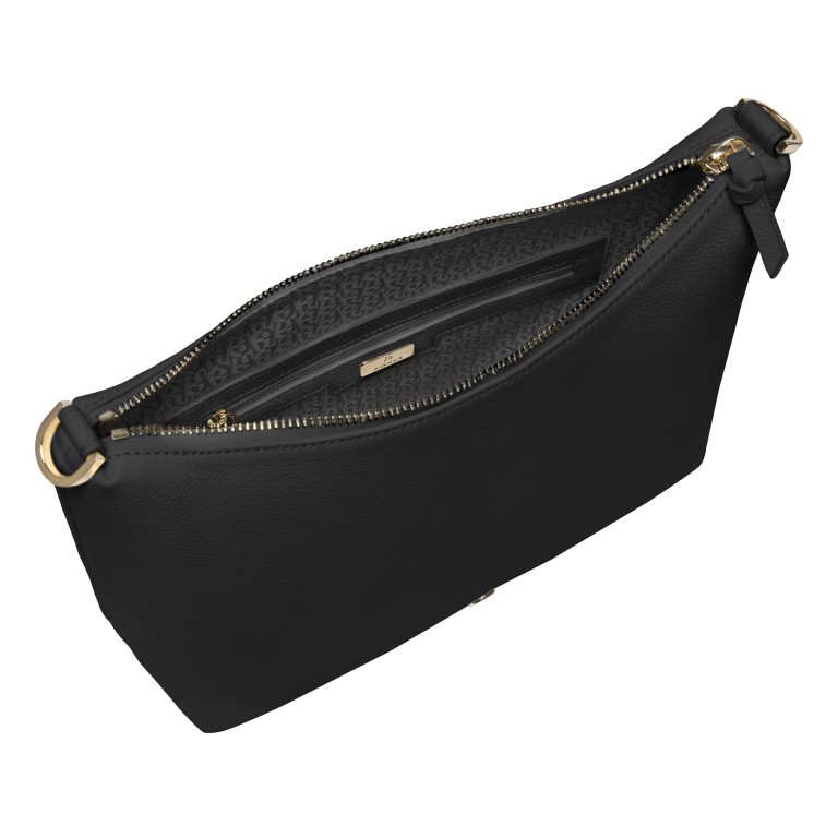 Beuteltasche Zita S Black Coloured, Farbe: schwarz, Marke: AIGNER, EAN: 4055539611896, Abmessungen in cm: 30x22x9, Bild 5 von 6