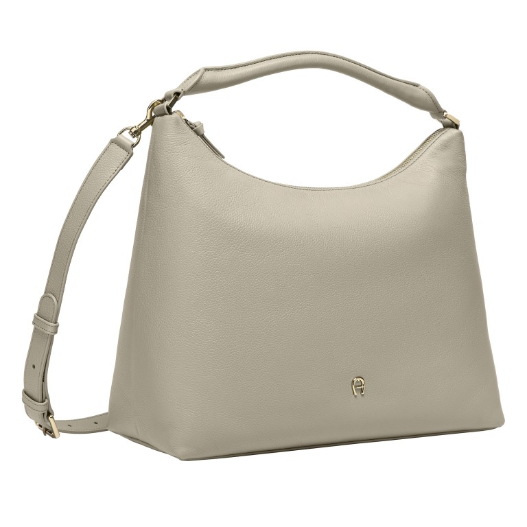 Beuteltasche Zita M Alpaca Beige, Farbe: beige, Marke: AIGNER, EAN: 4055539616365, Abmessungen in cm: 37x29x16, Bild 2 von 7