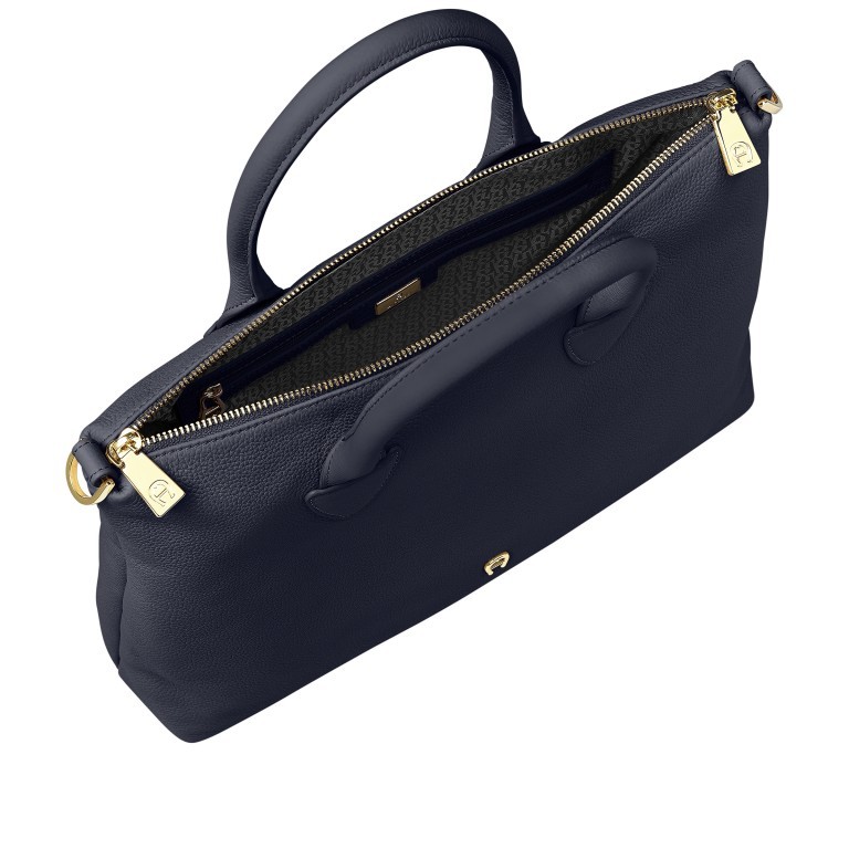 Handtasche Zita M Cosmic Blue, Farbe: blau/petrol, Marke: AIGNER, EAN: 4055539614484, Abmessungen in cm: 29x39x12, Bild 6 von 7