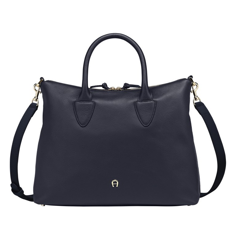 Handtasche Zita M Cosmic Blue, Farbe: blau/petrol, Marke: AIGNER, EAN: 4055539614484, Abmessungen in cm: 29x39x12, Bild 1 von 7