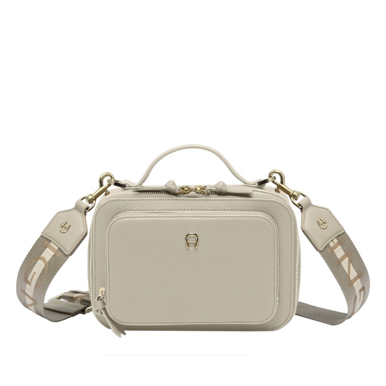 Umhängetasche Zita Umhängetasche S Alpaca Beige, Farbe: beige, Marke: AIGNER, EAN: 4055539611988, Abmessungen in cm: 23x15x10, Bild 1 von 6