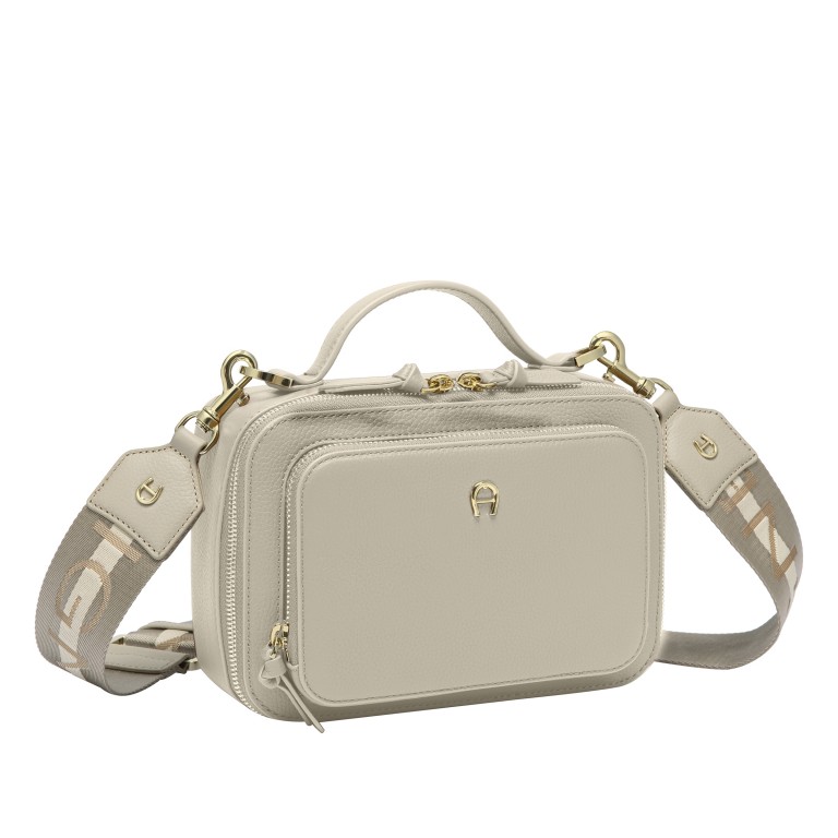 Umhängetasche Zita Umhängetasche S Alpaca Beige, Farbe: beige, Marke: AIGNER, EAN: 4055539611988, Abmessungen in cm: 23x15x10, Bild 2 von 6