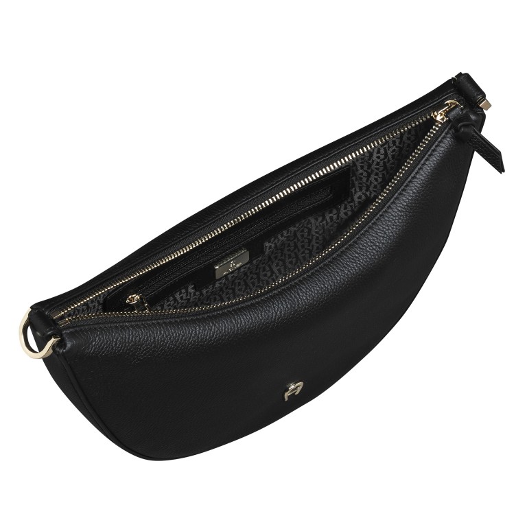 Beuteltasche Zita M Black Coloured, Farbe: schwarz, Marke: AIGNER, EAN: 4055539575464, Abmessungen in cm: 30x20x6.5, Bild 5 von 6