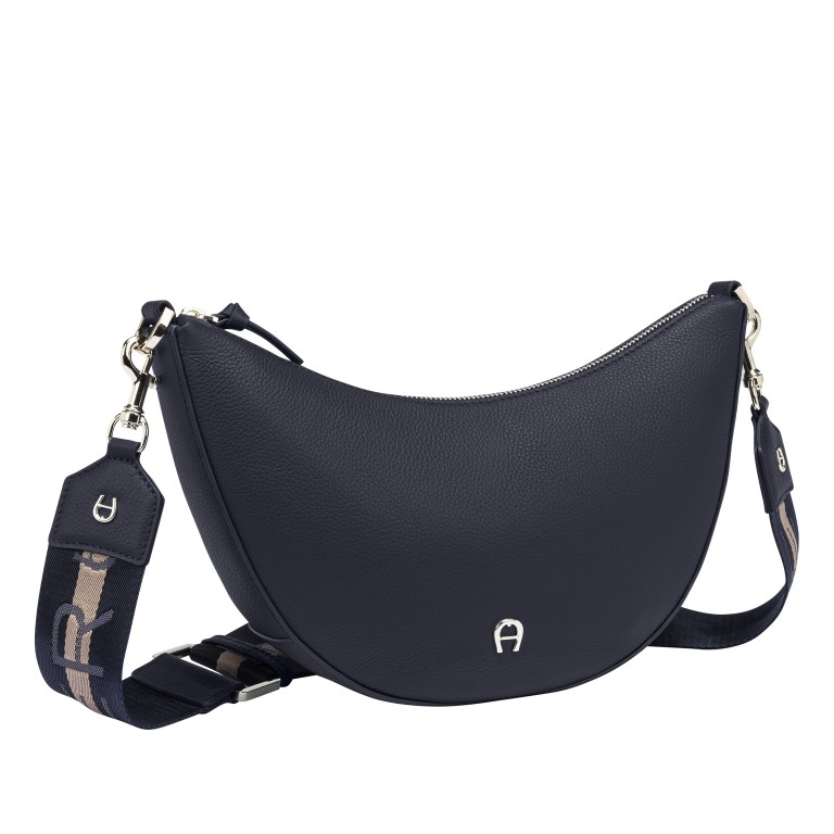 Beuteltasche Zita M Cosmic Blue, Farbe: blau/petrol, Marke: AIGNER, EAN: 4055539575501, Abmessungen in cm: 30x20x6.5, Bild 2 von 6