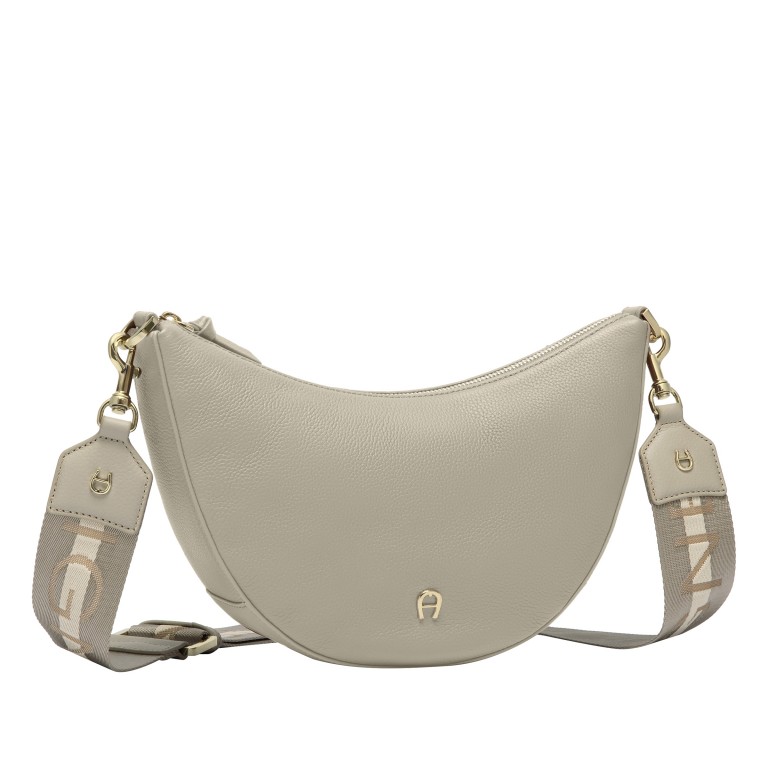 Beuteltasche Zita M Alpaca Beige, Farbe: beige, Marke: AIGNER, EAN: 4055539612329, Abmessungen in cm: 30x20x6.5, Bild 2 von 6