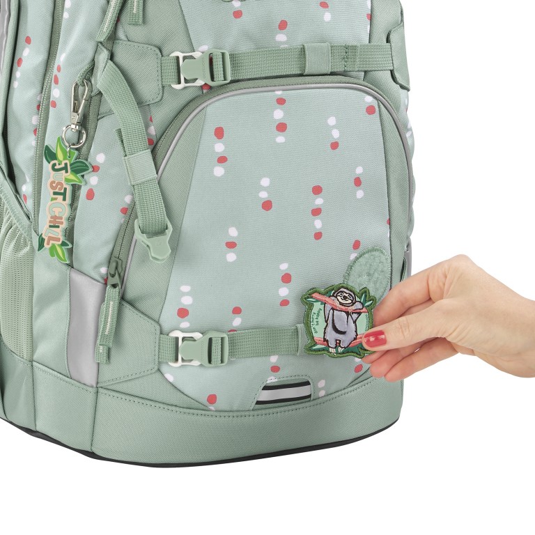 Rucksack Mate 30 Liter Dancing Dots, Farbe: grün/oliv, Marke: Coocazoo, EAN: 4047443529510, Abmessungen in cm: 30x44x23, Bild 7 von 9