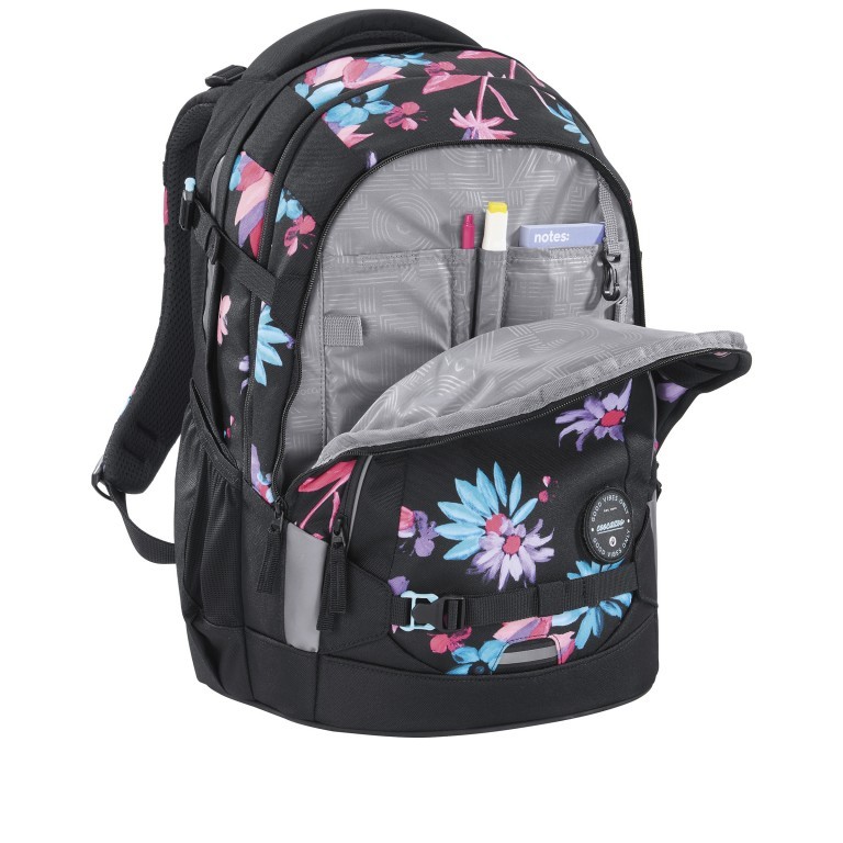 Rucksack Mate 30 Liter Floral Artnight, Farbe: bunt, Marke: Coocazoo, EAN: 4047443529480, Abmessungen in cm: 30x44x23, Bild 3 von 9