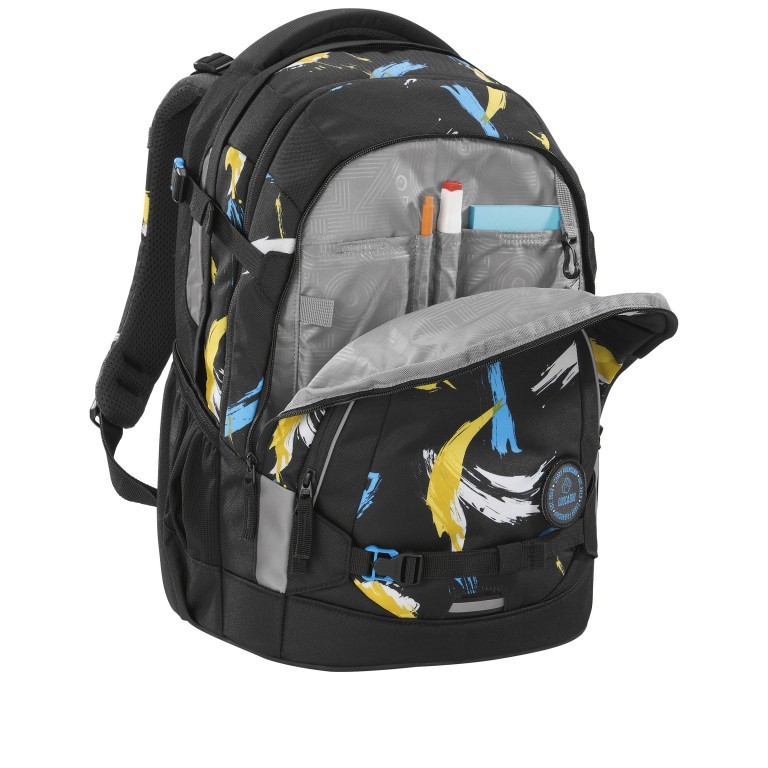 Rucksack Mate 30 Liter Crazy Artnight, Farbe: schwarz, Marke: Coocazoo, EAN: 4047443529541, Abmessungen in cm: 30x44x23, Bild 3 von 9