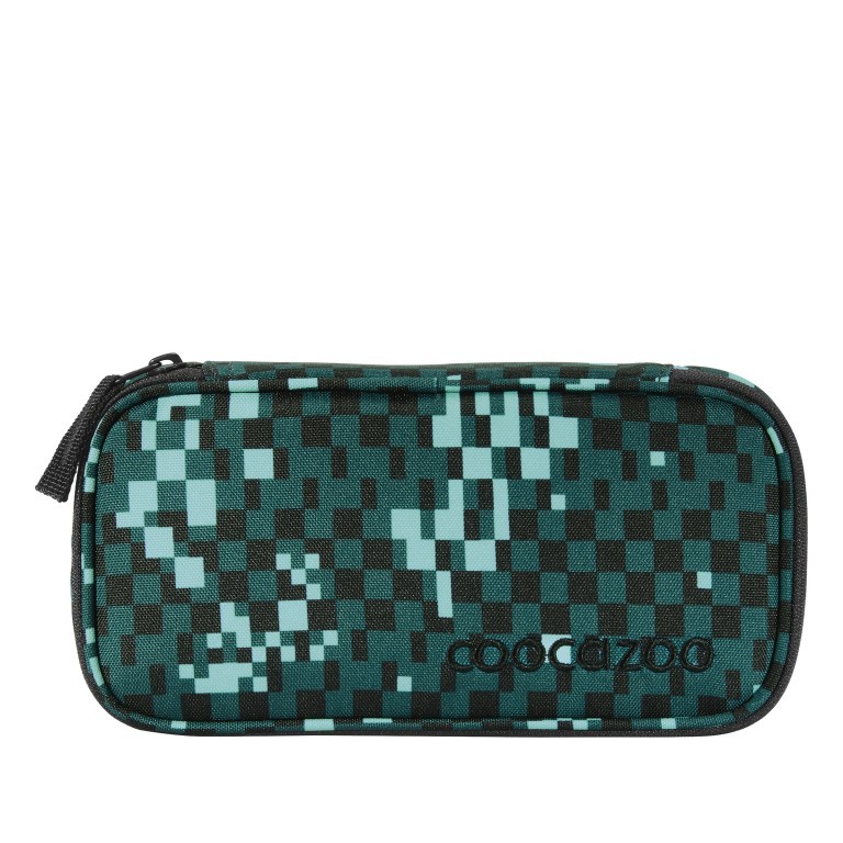 Federmäppchen Pixel Blox, Farbe: grün/oliv, Marke: Coocazoo, EAN: 4047443529619, Abmessungen in cm: 24x11x6, Bild 1 von 2