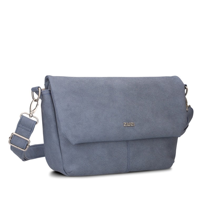 Umhängetasche Mademoiselle M60 Nubuk Sky, Farbe: blau/petrol, Marke: Zwei, EAN: 4250257937710, Abmessungen in cm: 33x19x10, Bild 2 von 8