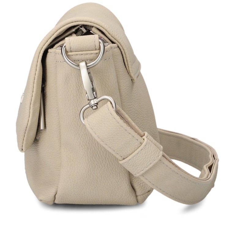 Umhängetasche Mademoiselle M40 Nubuk Linen, Farbe: beige, Marke: Zwei, EAN: 4250257937390, Abmessungen in cm: 28x15x9, Bild 4 von 8