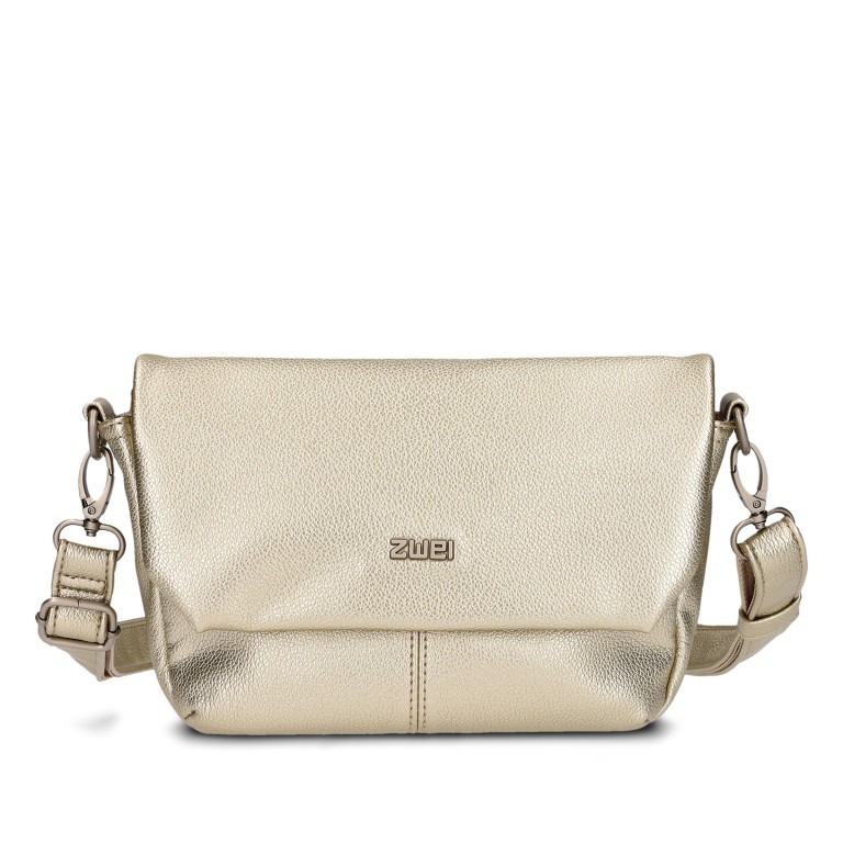 Umhängetasche Mademoiselle M40 Gold, Farbe: metallic, Marke: Zwei, EAN: 4250257937222, Abmessungen in cm: 28x15x9, Bild 1 von 8