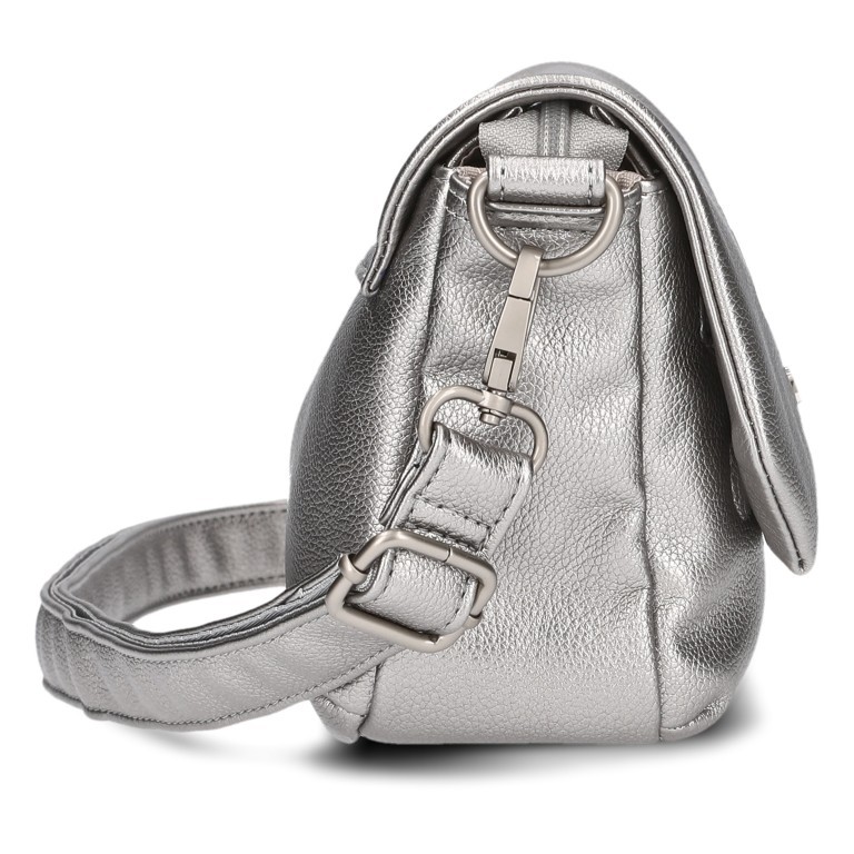 Umhängetasche Mademoiselle M40 Silver, Farbe: metallic, Marke: Zwei, EAN: 4250257937116, Abmessungen in cm: 28x15x9, Bild 3 von 8