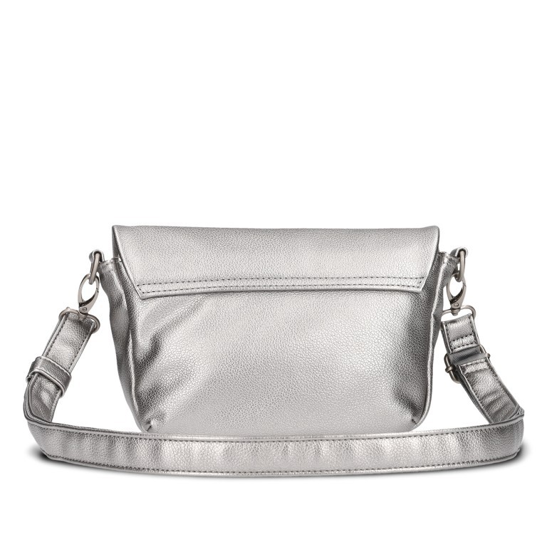 Umhängetasche Mademoiselle M40 Silver, Farbe: metallic, Marke: Zwei, EAN: 4250257937116, Abmessungen in cm: 28x15x9, Bild 5 von 8