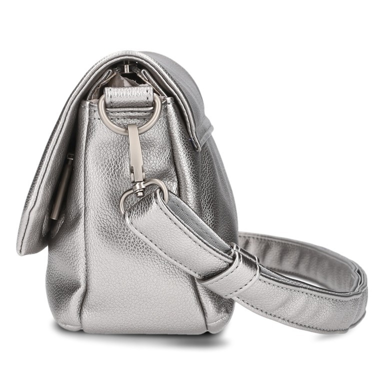 Umhängetasche Mademoiselle M40 Silver, Farbe: metallic, Marke: Zwei, EAN: 4250257937116, Abmessungen in cm: 28x15x9, Bild 4 von 8