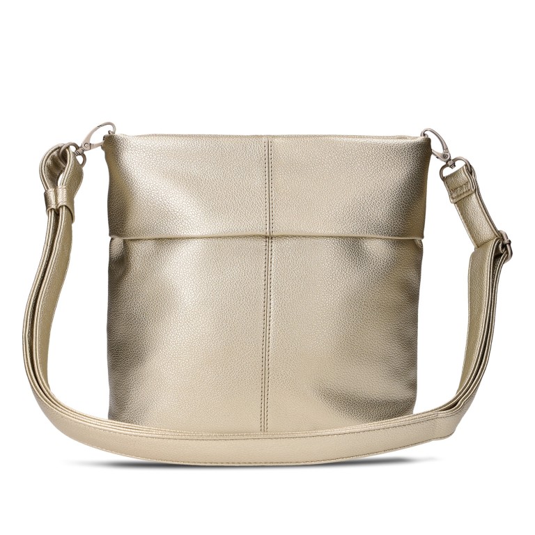 Umhängetasche Mademoiselle M8 vegan Gold, Farbe: metallic, Marke: Zwei, EAN: 4250257937192, Abmessungen in cm: 23x25x10, Bild 3 von 9
