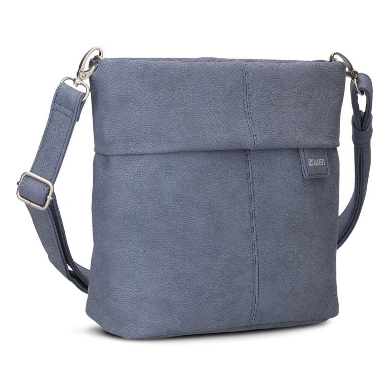 Umhängetasche Mademoiselle M8 vegan Denim, Farbe: blau/petrol, Marke: Zwei, EAN: 4250257937659, Abmessungen in cm: 23x25x10, Bild 2 von 9