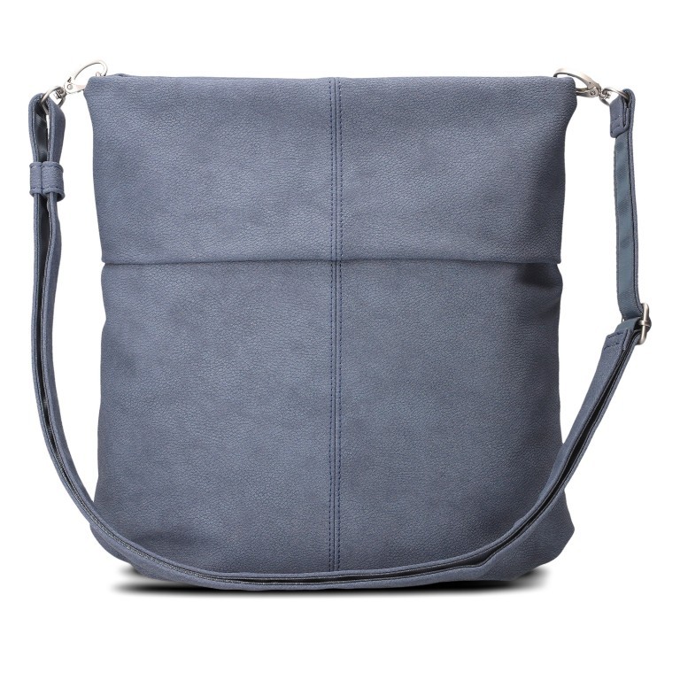 Umhängetasche Mademoiselle M12 Nubuk Sky, Farbe: blau/petrol, Marke: Zwei, EAN: 4250257937703, Abmessungen in cm: 32x31x13, Bild 3 von 9