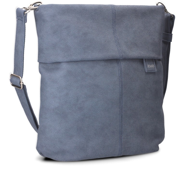 Umhängetasche Mademoiselle M12 Nubuk Sky, Farbe: blau/petrol, Marke: Zwei, EAN: 4250257937703, Abmessungen in cm: 32x31x13, Bild 2 von 9