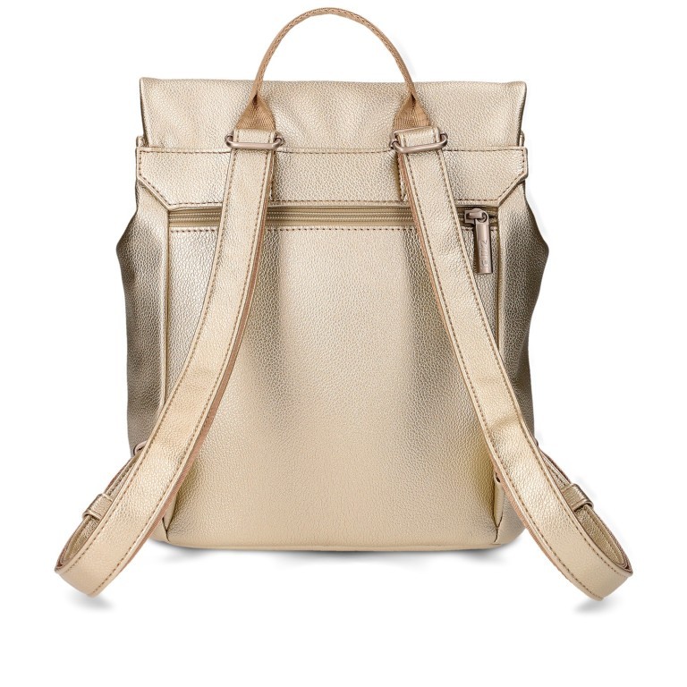Rucksack Mademoiselle MR8 Gold, Farbe: metallic, Marke: Zwei, EAN: 4250257937185, Abmessungen in cm: 24x29x13, Bild 4 von 6