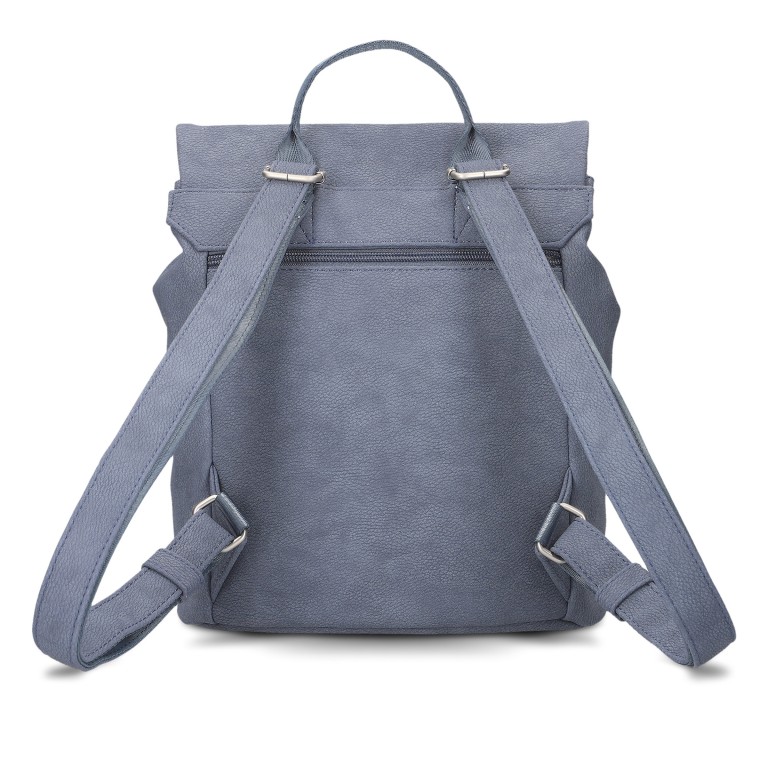 Rucksack Mademoiselle MR8 Nubuk Sky, Farbe: blau/petrol, Marke: Zwei, EAN: 4250257937642, Abmessungen in cm: 24x29x13, Bild 4 von 6