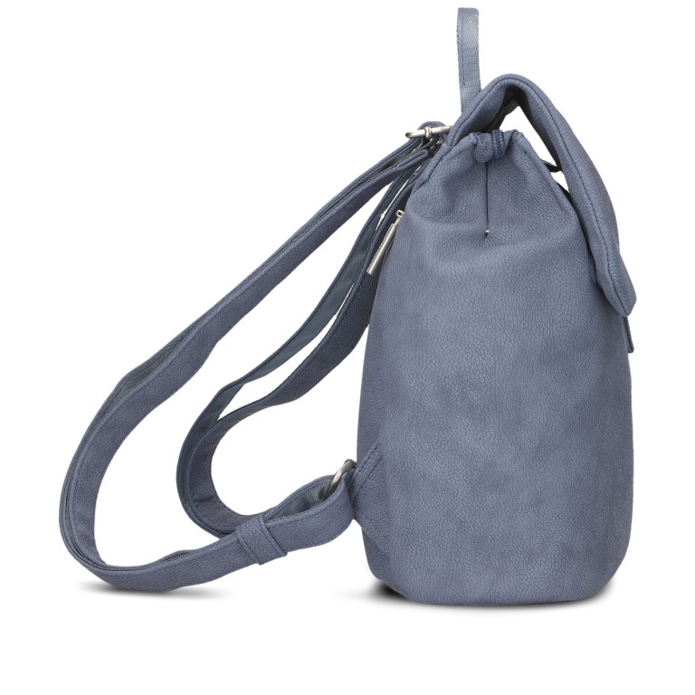 Rucksack Mademoiselle MR8 Nubuk Sky, Farbe: blau/petrol, Marke: Zwei, EAN: 4250257937642, Abmessungen in cm: 24x29x13, Bild 3 von 6