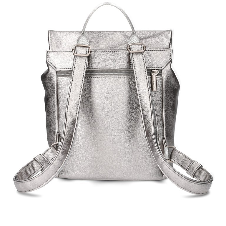 Rucksack Mademoiselle MR8 Silver, Farbe: metallic, Marke: Zwei, EAN: 4250257937079, Abmessungen in cm: 24x29x13, Bild 4 von 6